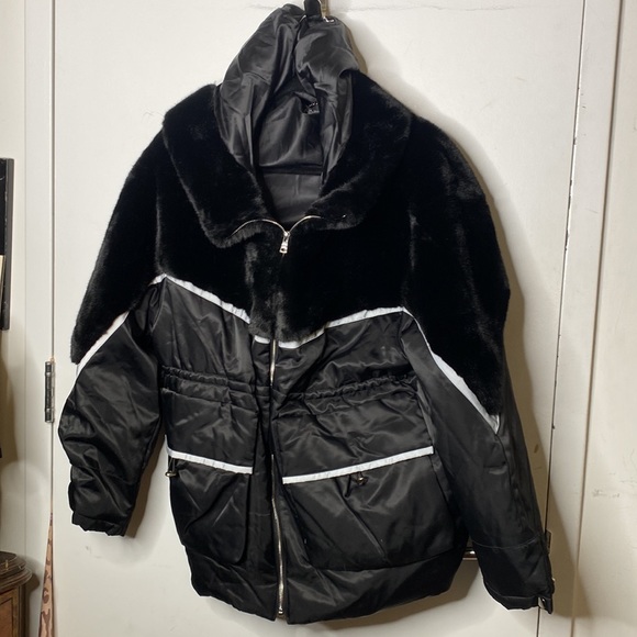 Giovanni Paris Jacket LEXI Faux Fur puffer - Picture 3 of 4